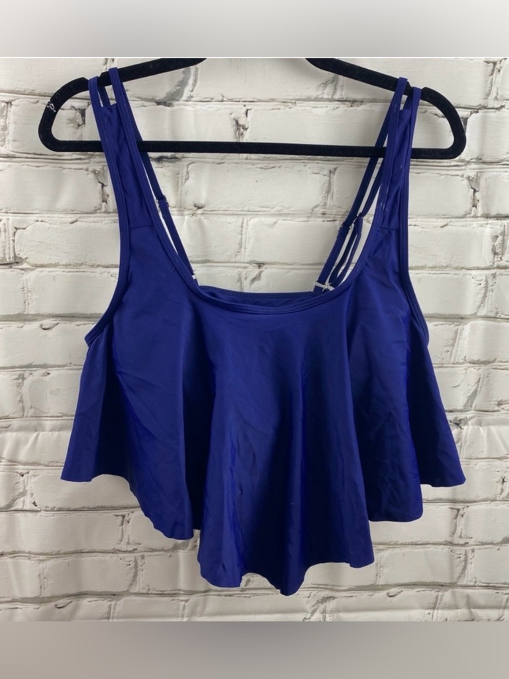 Women’s Flowy Strappy swim Tank Top - Royal Blue